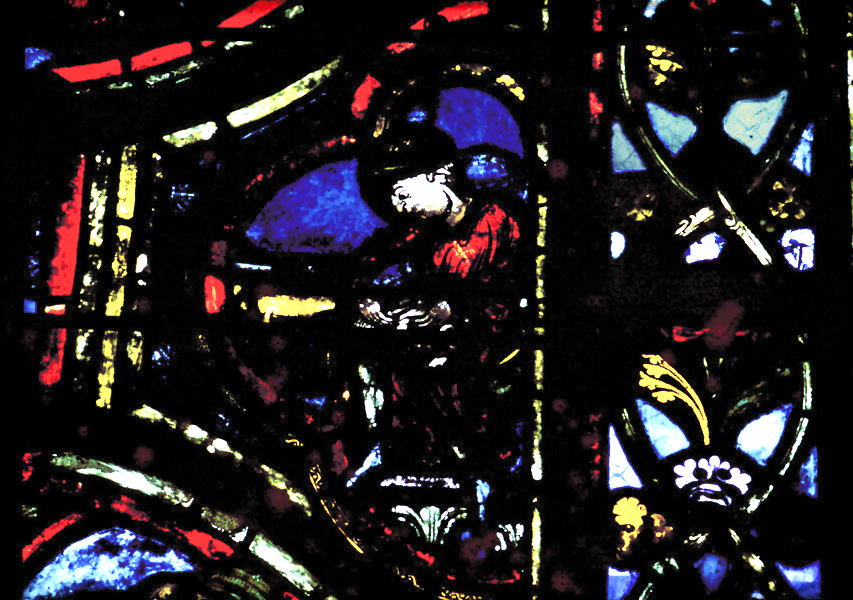 Apse, outer ambulatory,  window 10, section 8
