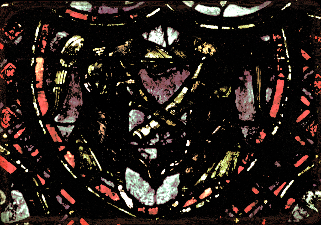 Apse,  outer ambulatory, window 11, section 7