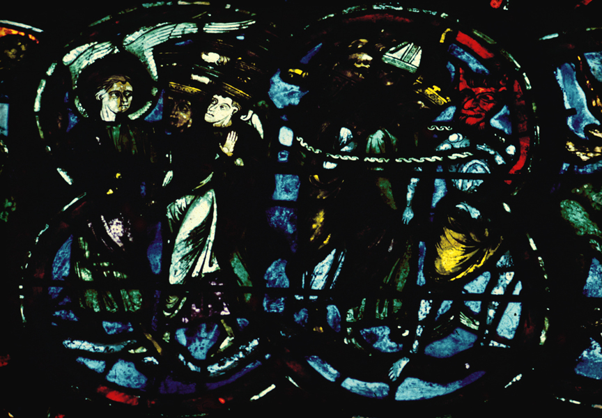 Apse, outer ambulatory, window 11, section 8