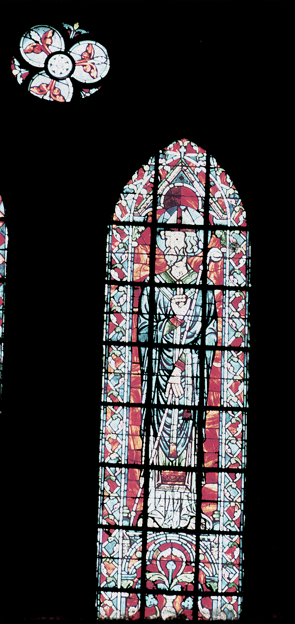 Apse, inner ambulatory, window 4Y, section B (triforium, low)