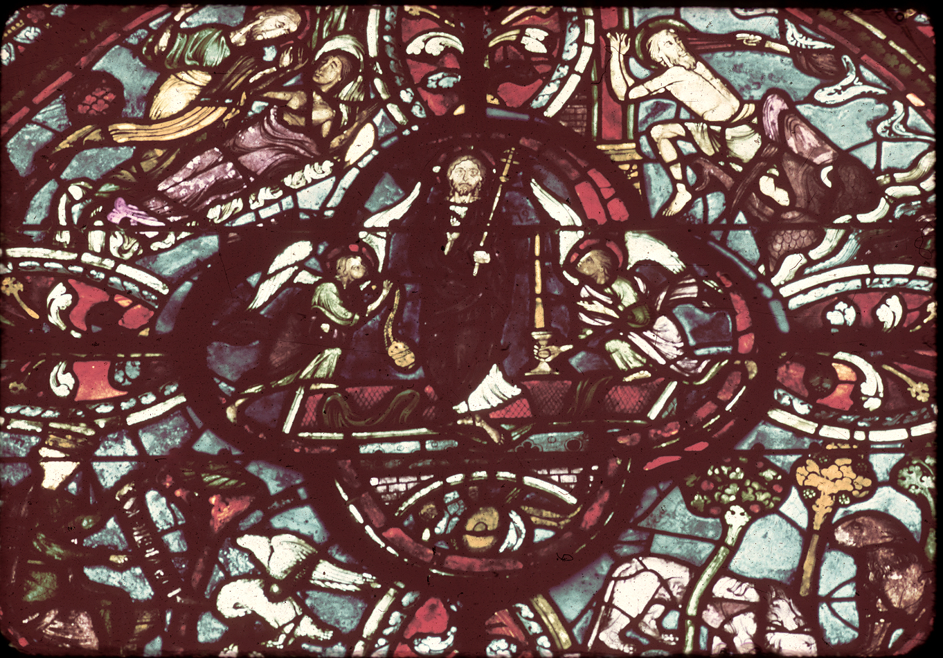 Apse, outer ambulatory, window 15, section 14