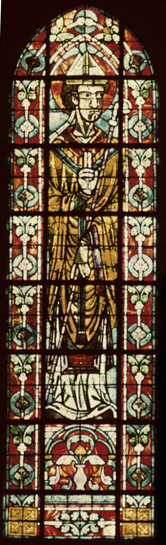 Choir clerestory,  window 5X, section A (triforium, low)