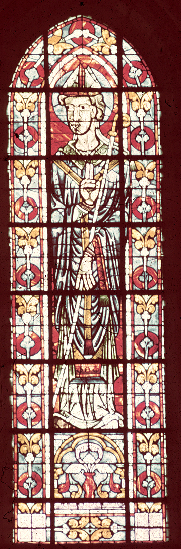 Choir clerestory, window 5X, section B (triforium, low)