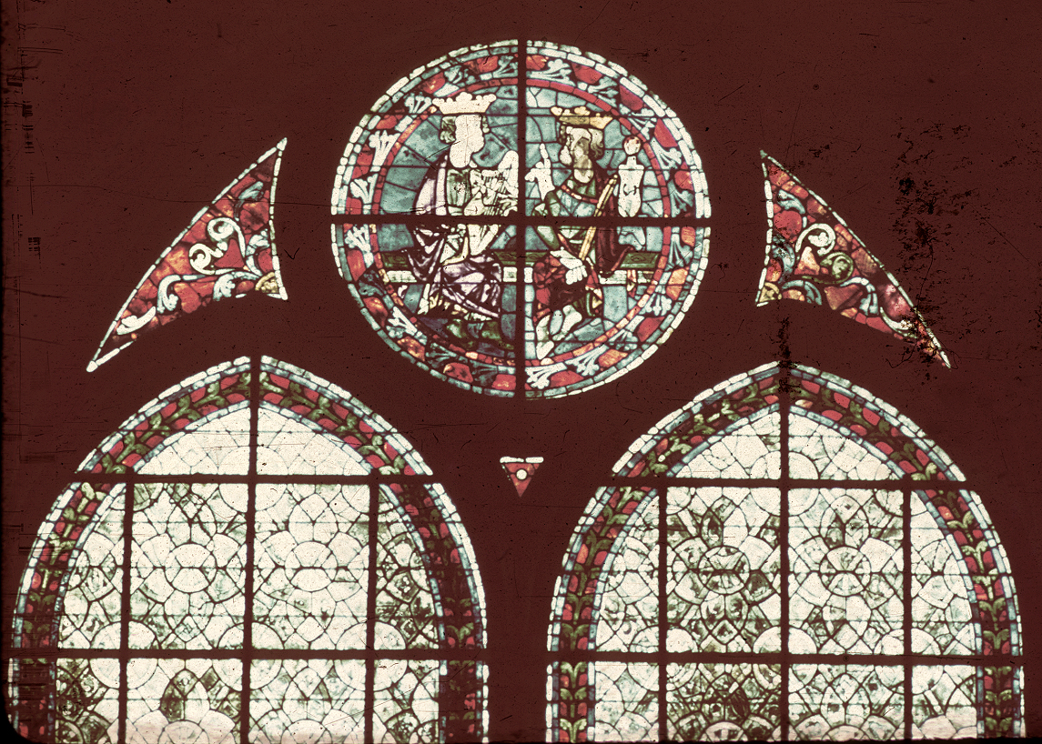Nave, inner aisle, wall south, window 11Z, rose (triforium, low)