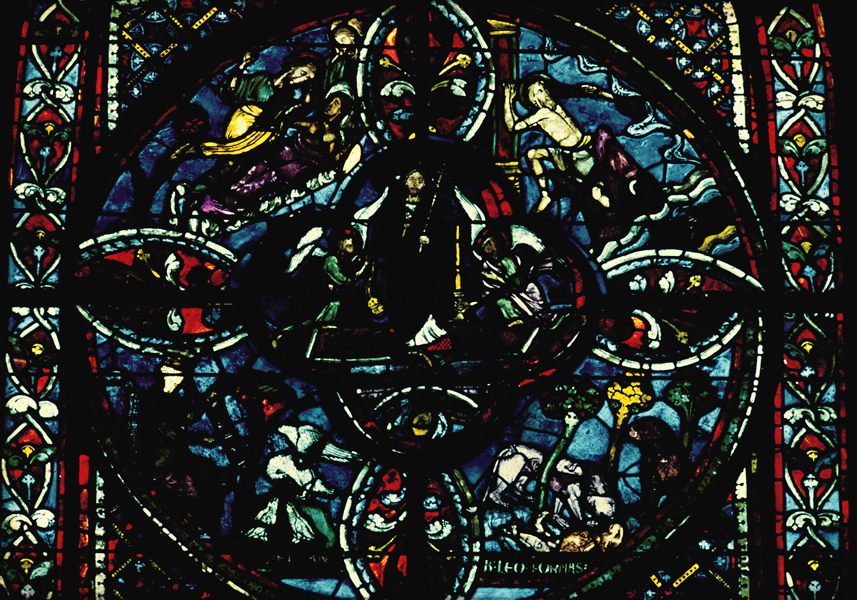 Apse, outer ambulatory, window 15, section X
