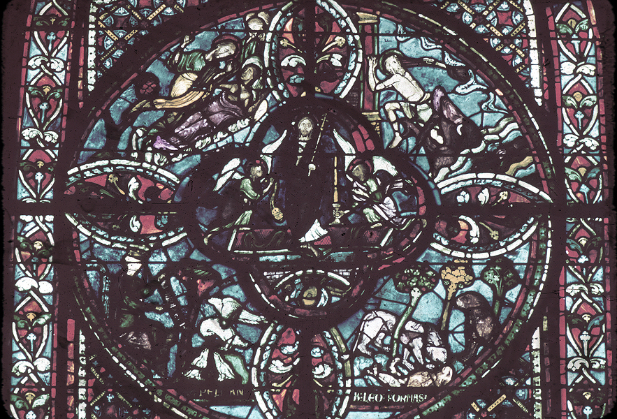 Apse, outer ambulatory, window 15, section X