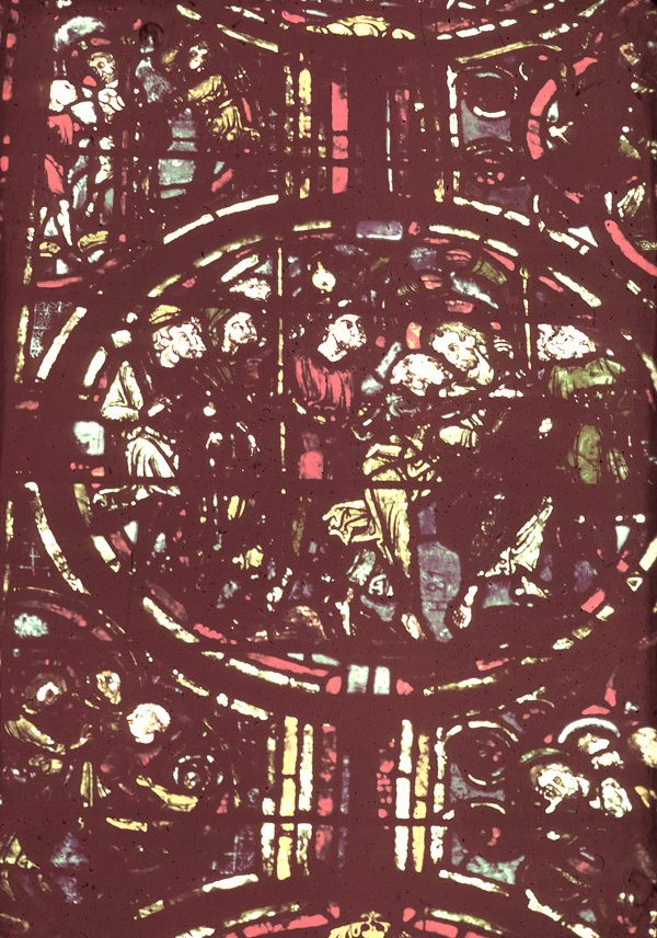 Apse, outer ambulatory, window 10, section 14