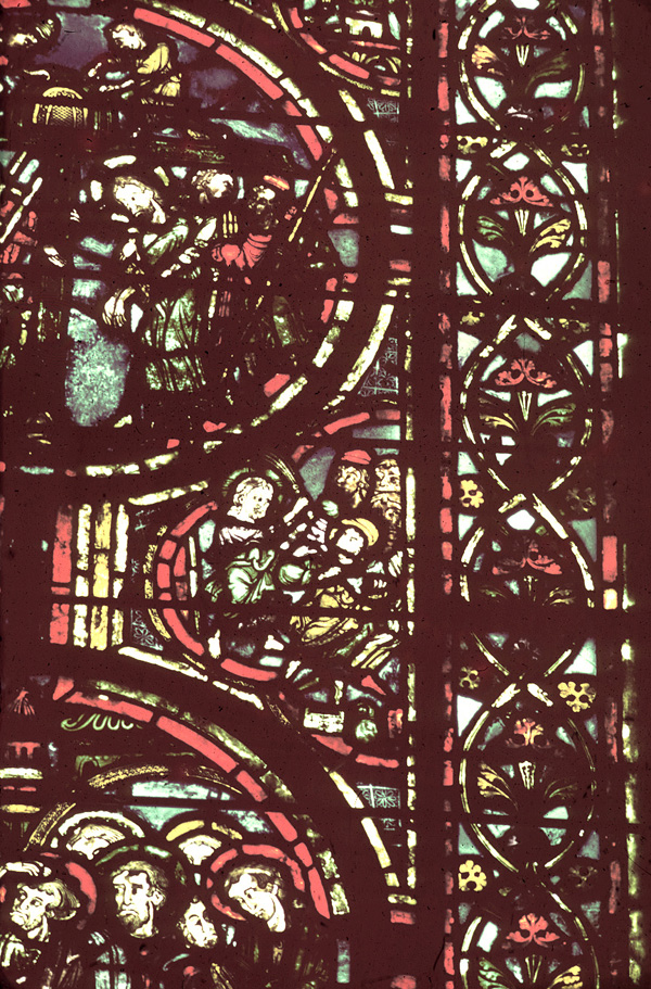 Apse, outer ambulatory, window 10, section 15