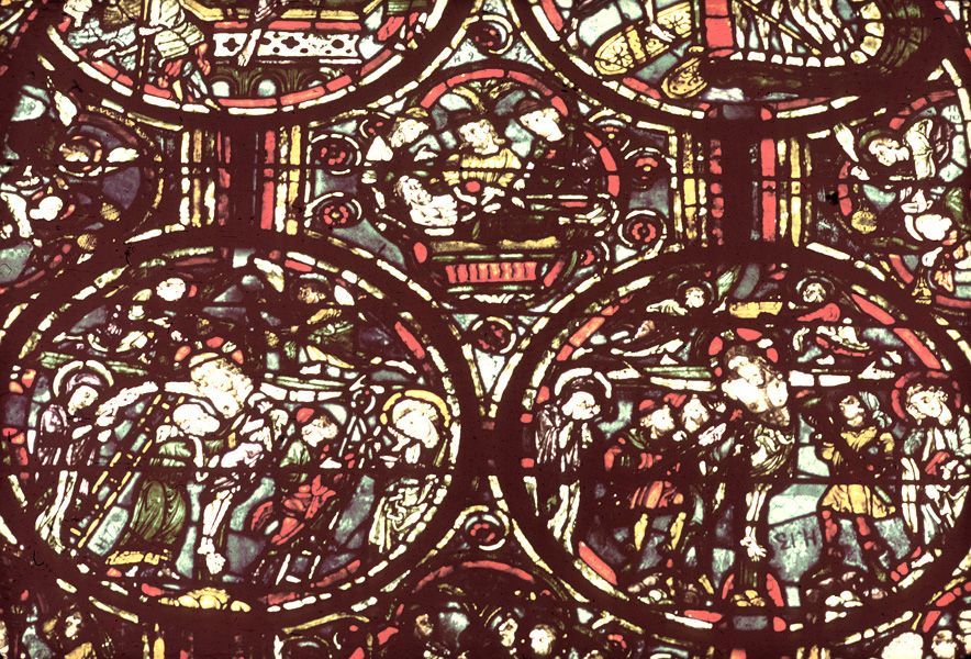 Apse, outer ambulatory, window 10, section 17