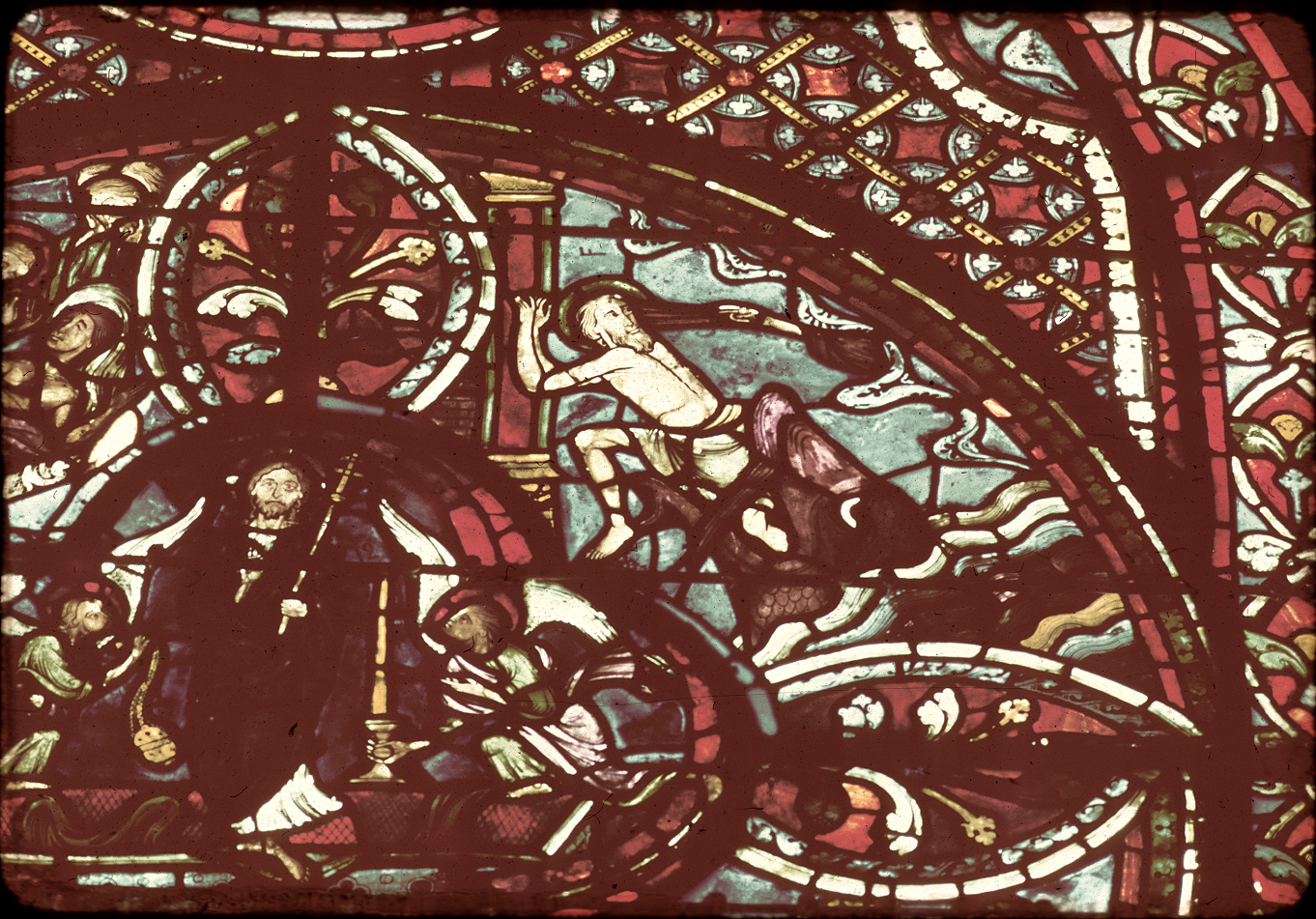 Apse, outer ambulatory, window 15, section 13