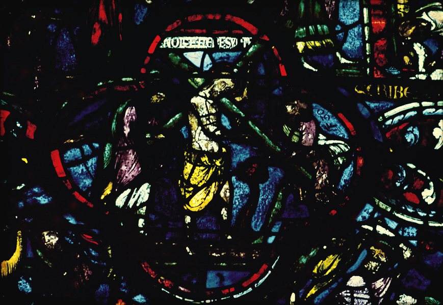 Apse, outer ambulatory, window 15, section 8