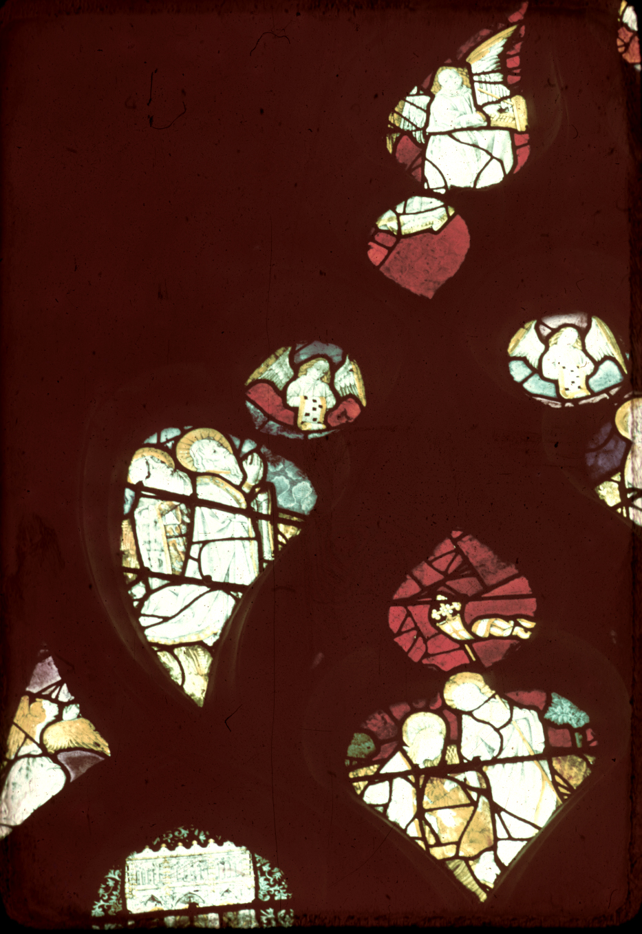 Nave, wall north, chapel, window 9A, tracery