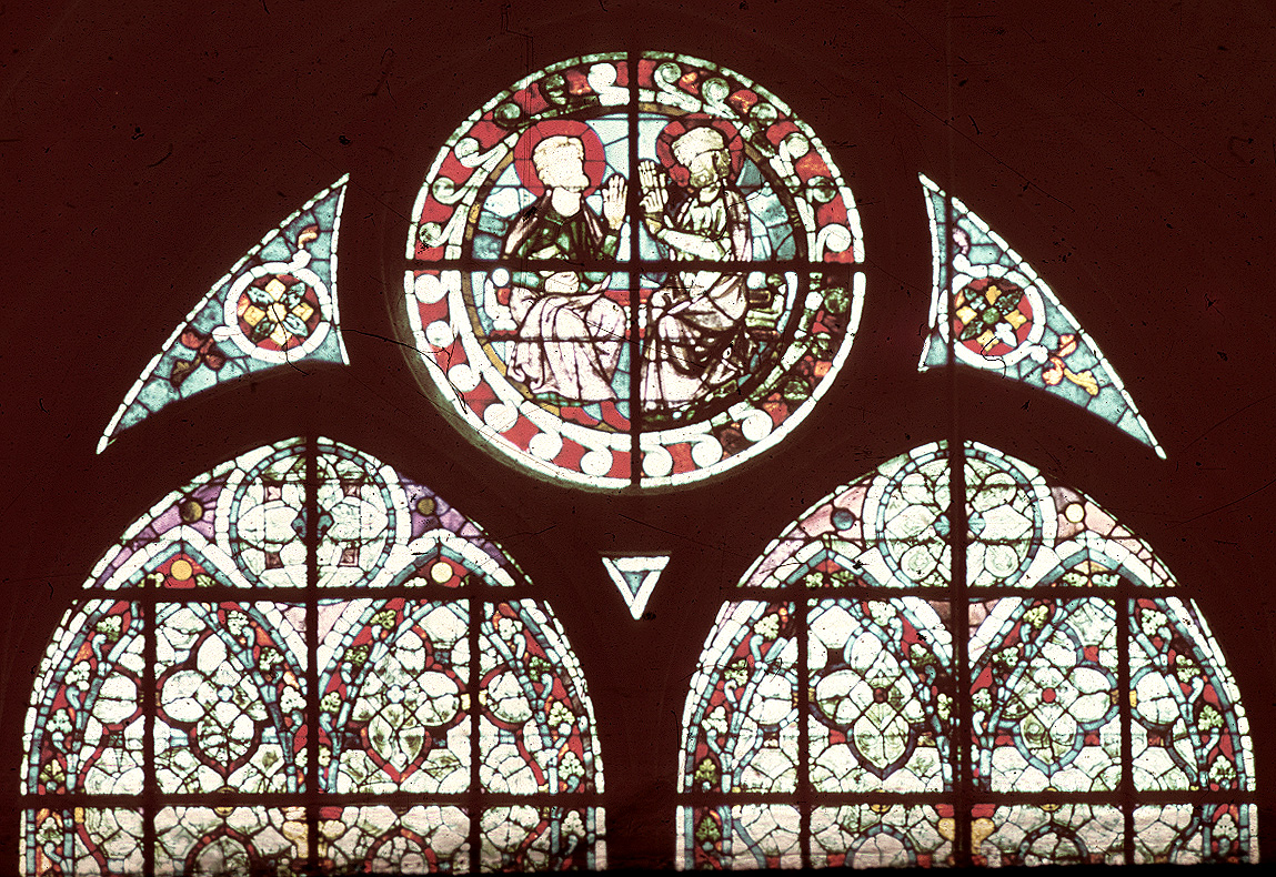 Nave, wall south, inner aisle,  window 13Z, rose (triforium, low)