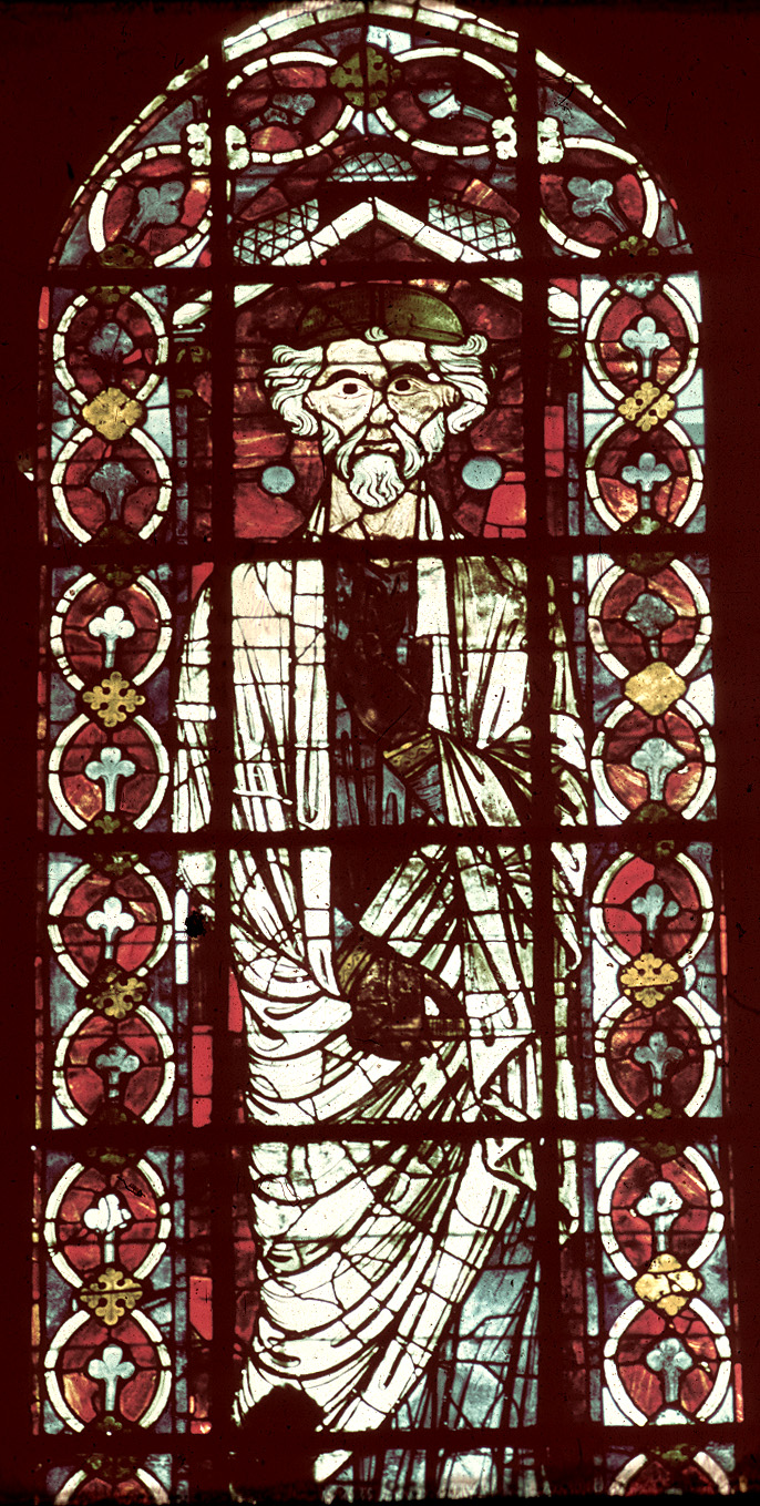 Choir, clerestory,  window 5X, detail B (triforium, high)
