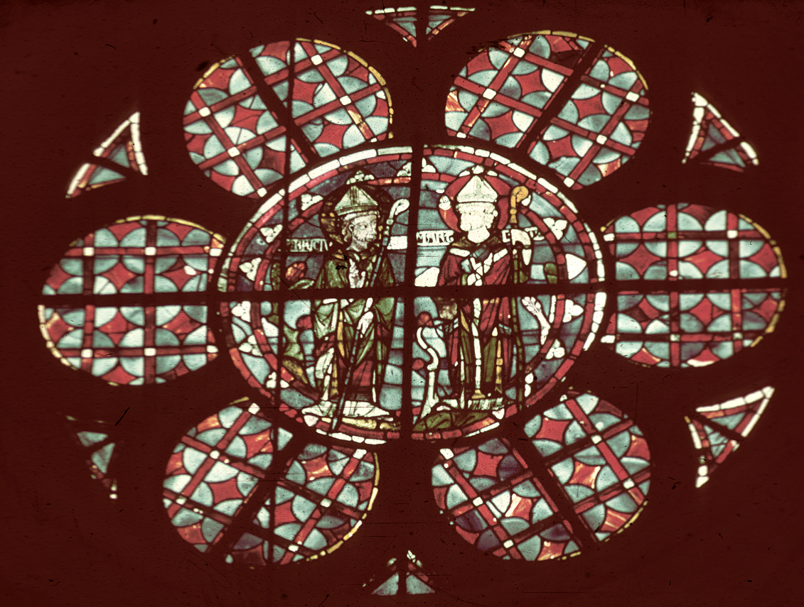 Nave clerestory, wall north, window 10X, rose (triforium, high)