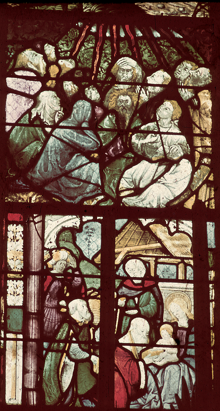 Apse, axial chapel, window 14, section 2-3