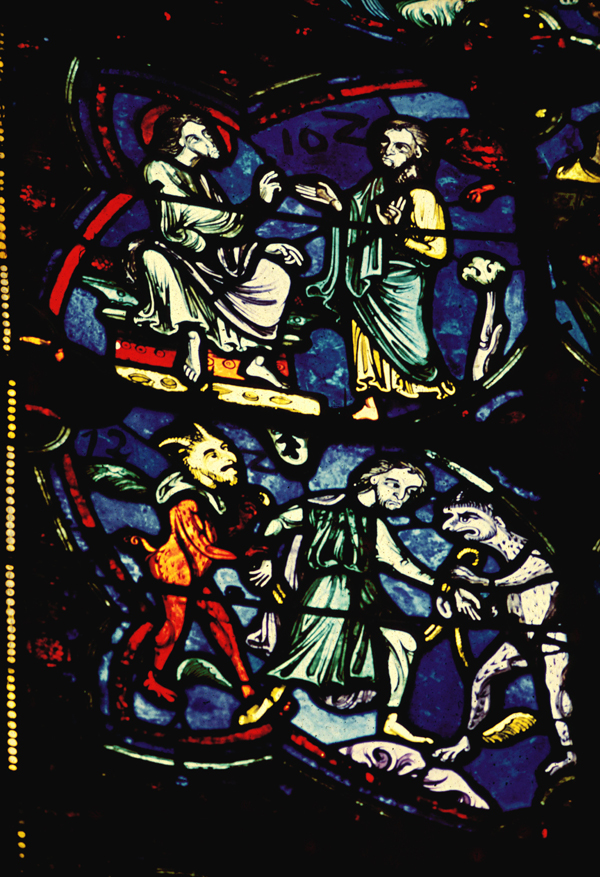 Apse, Joan of Arc Chapel, window 4, section 5-6