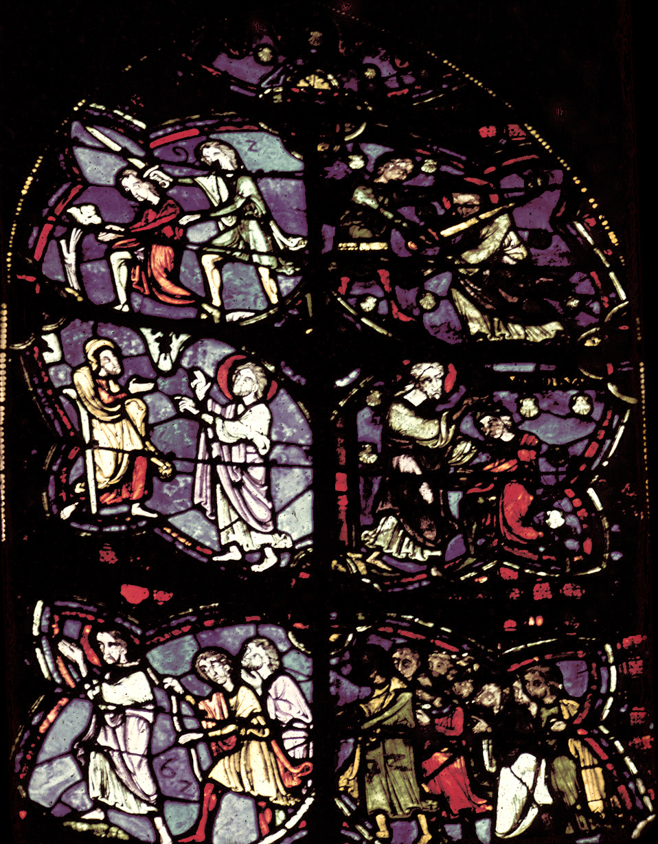 Apse, Joan of Arc Chapel, Window 4, section 9-10-11-12