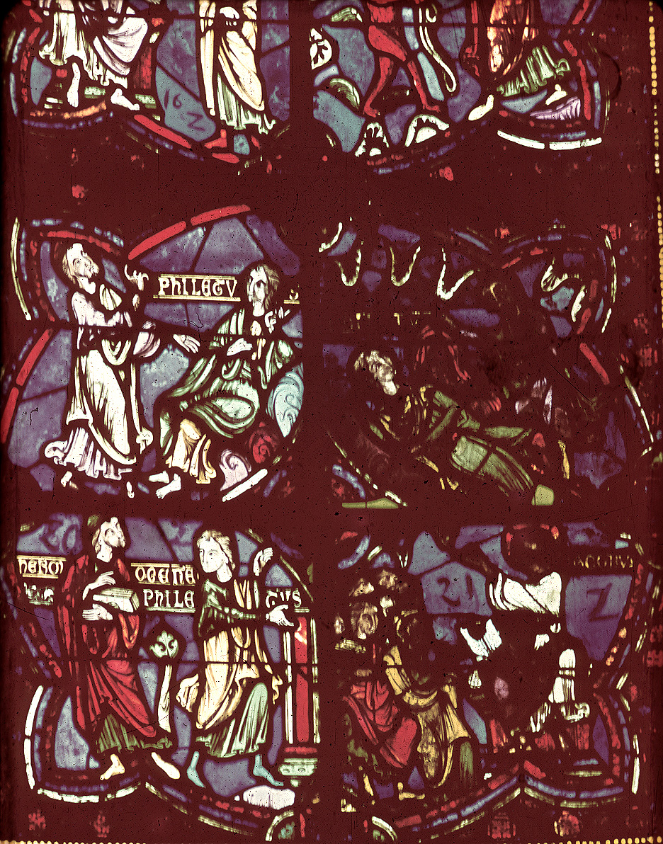 Apse, Joan of Arc Chapel, Window 4, section 1-2-19-20