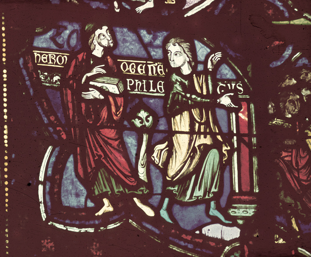 Apse, Joan of Arc Chapel, window 4, section 1