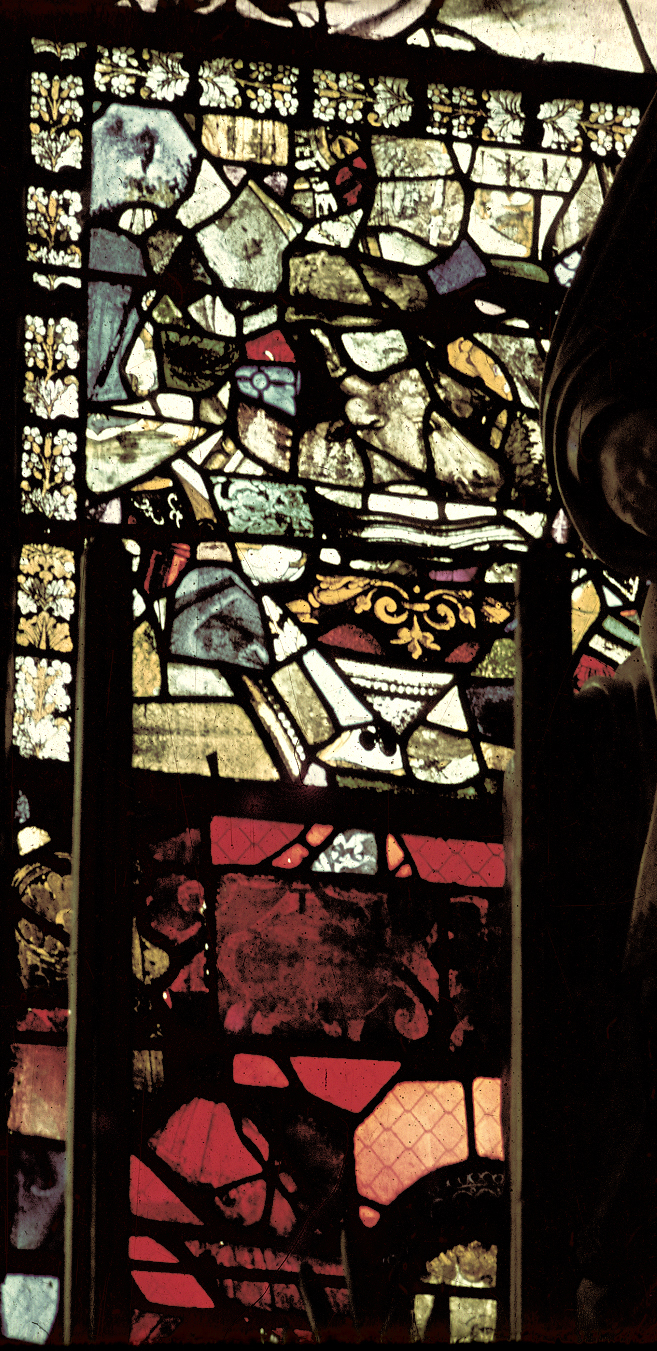 Apse, axial chapel, window 13, section 2-3