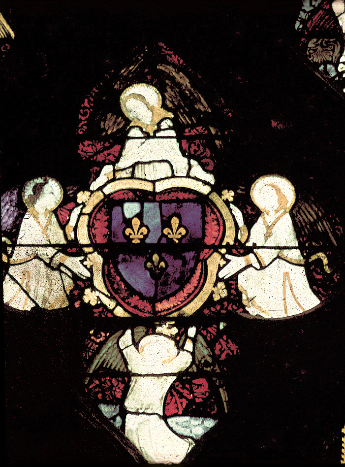 Nave, wall south, chapel, window 1, section 1