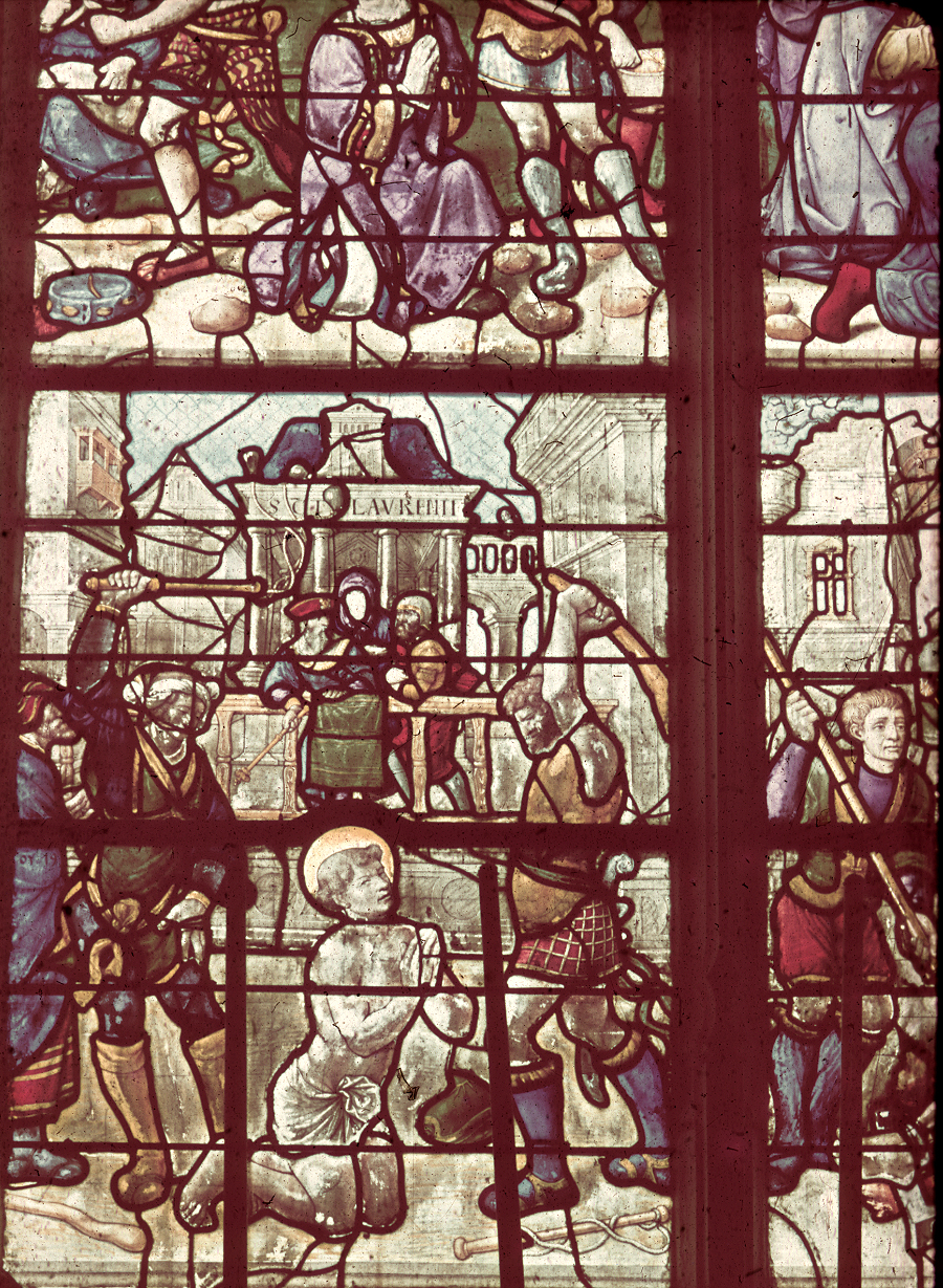 Nave, wall south, chapel,  window X, section C1