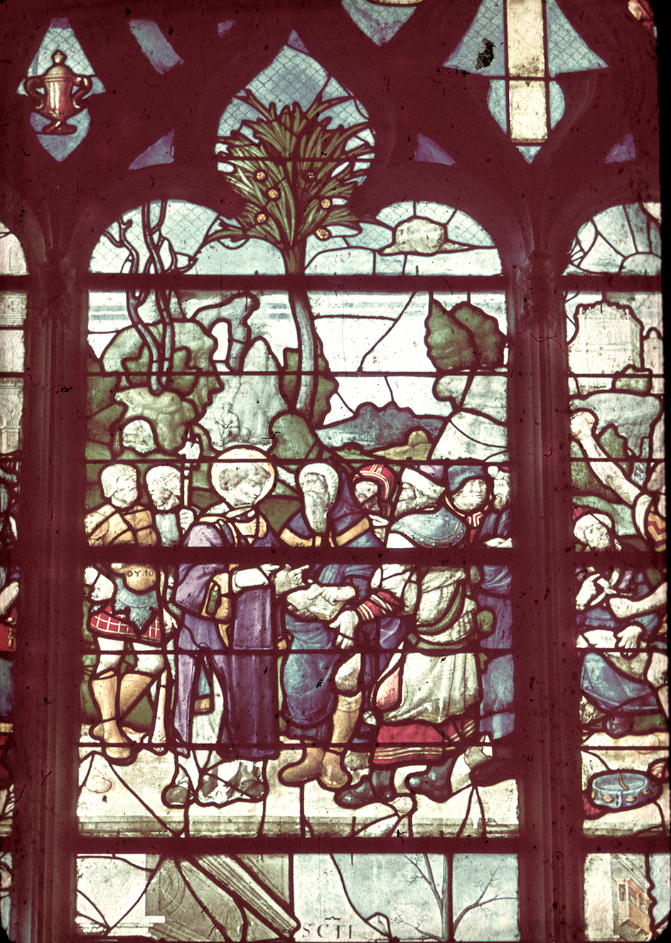 Nave, wall south, chapel, window X,, section B2