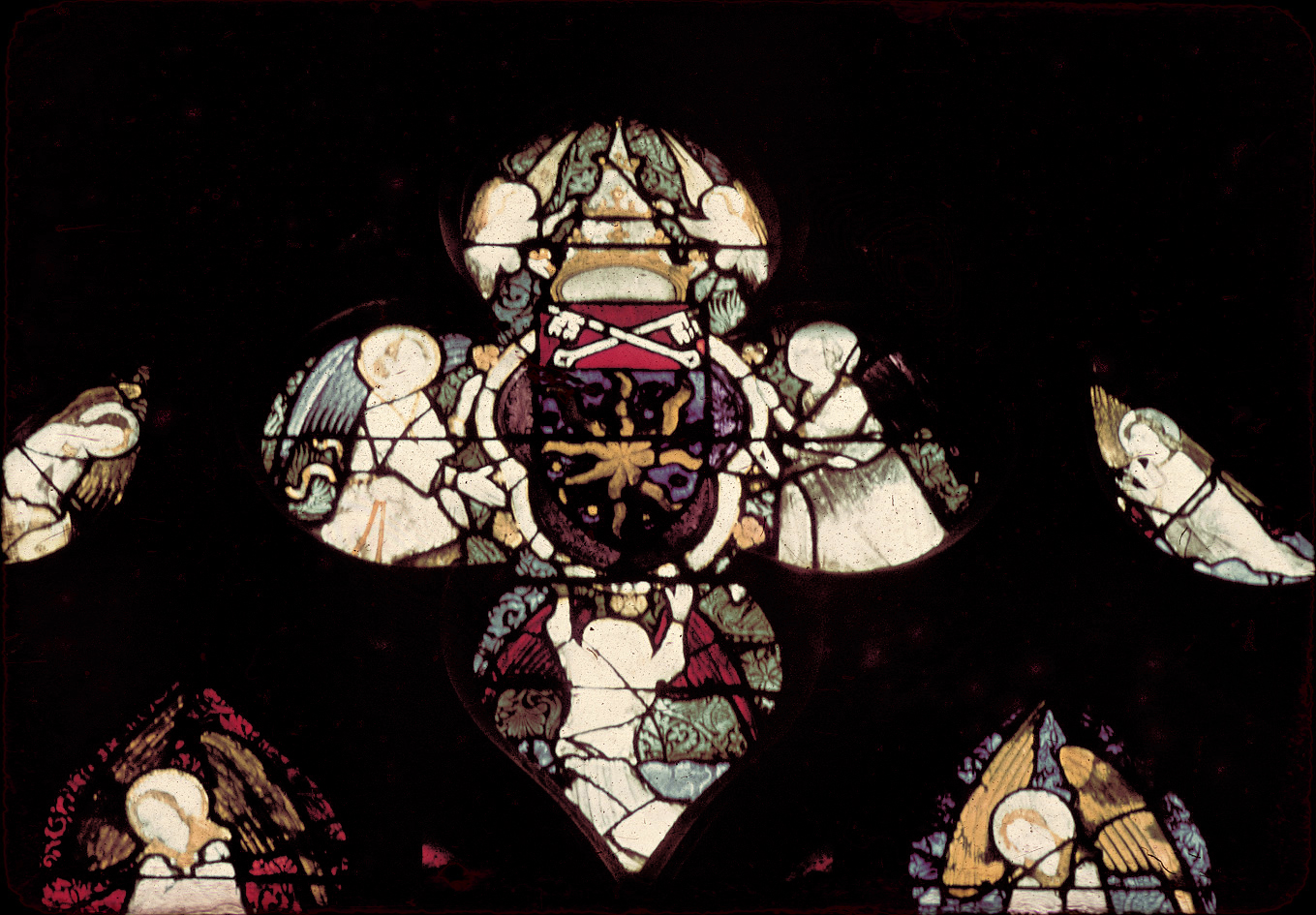 Nave, wall south, window 1
