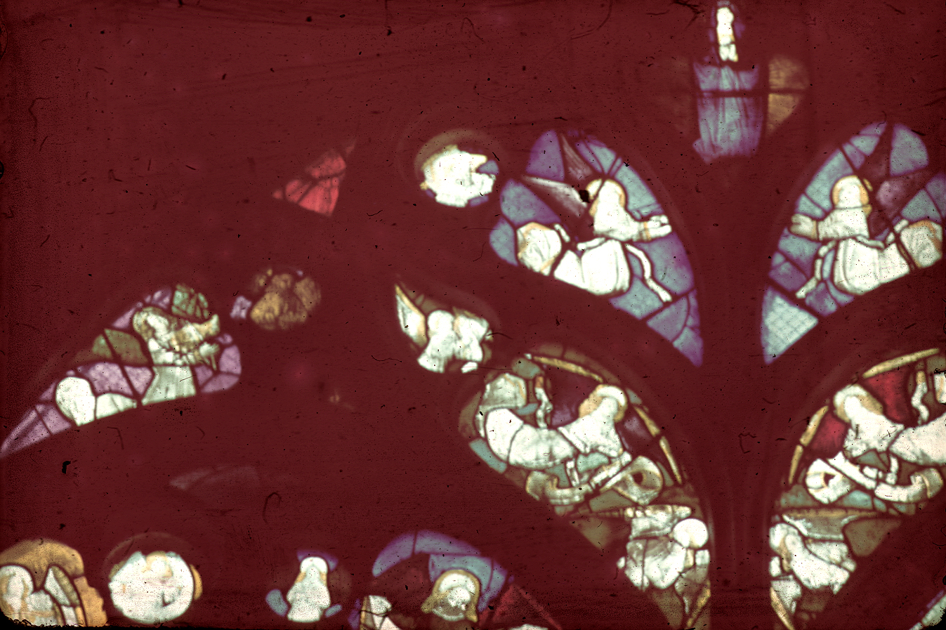 Nave, wall south, chapel, window YW, section 7