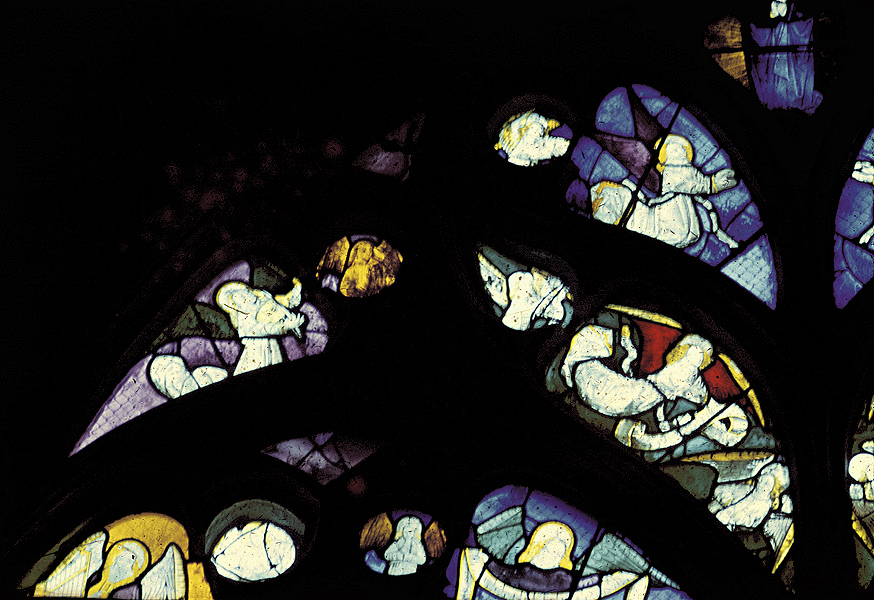 Nave, wall south, chapel,  window YW, section 5