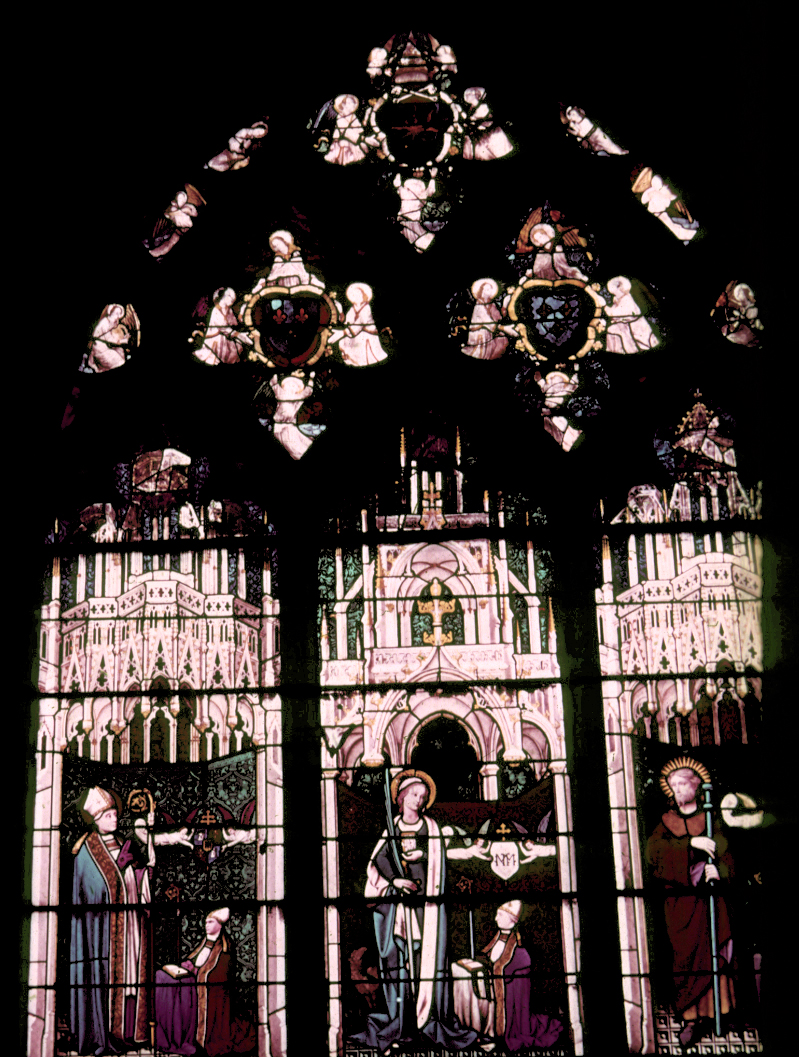 Nave, wall south, chapel, window 1, full