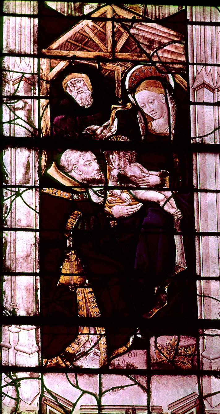 Nave, wall north, chapel, window 4A, section D2