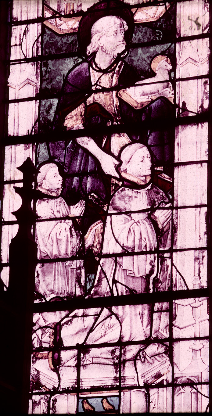 Nave, wall north, chapel, window 4A, section B2