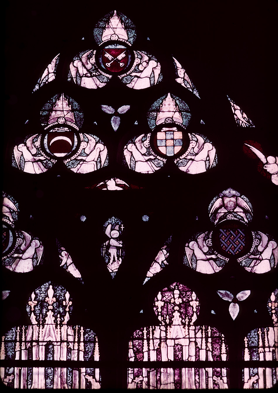Nave, wall north, chapel, tracery, window 2A, section 6