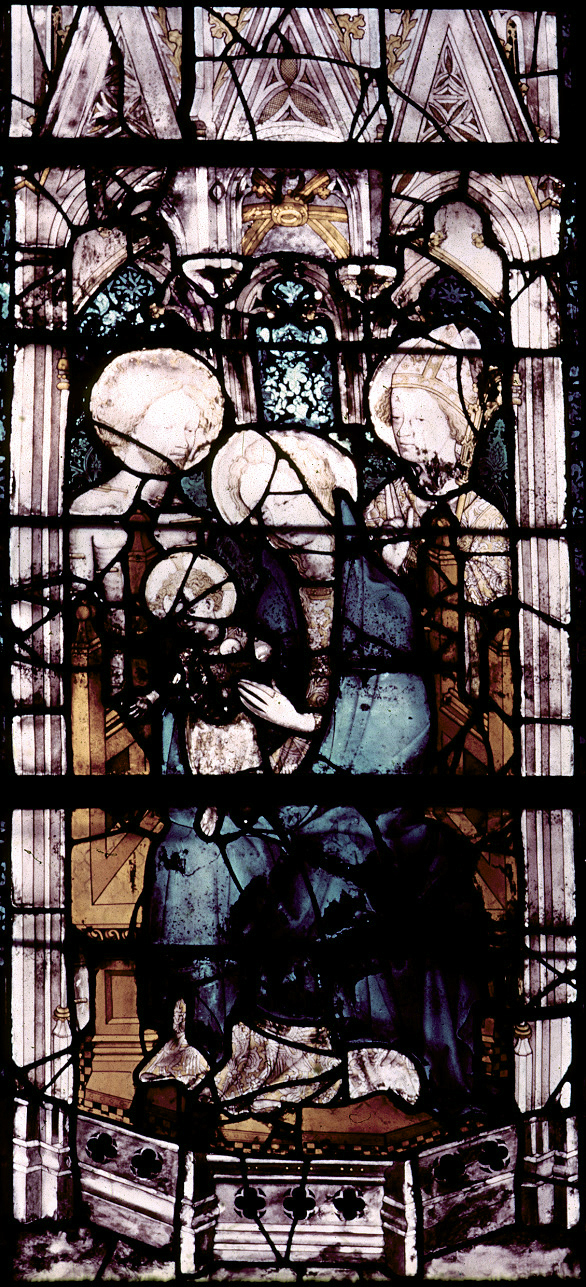 Nave, wall north, chapel, window 2A, section D2