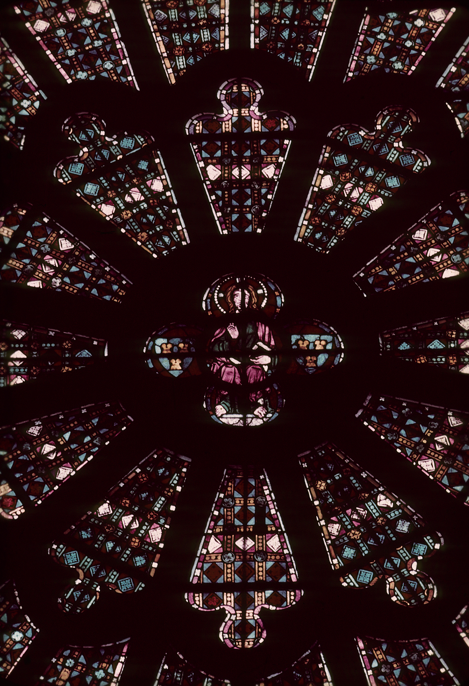 Transept, rose, right, section 1