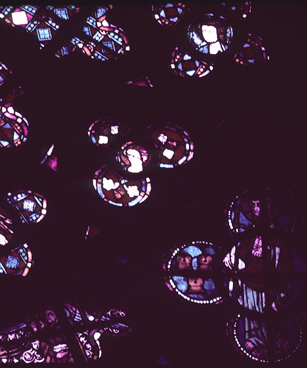 Transept, right rose, section 3