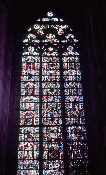 Transept, window 3, section ABCD