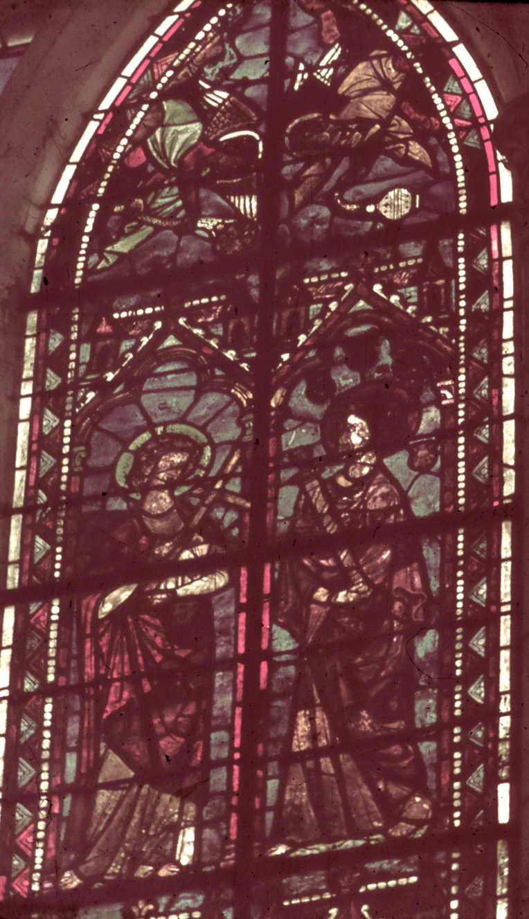 Nave, south, aisle bay window 1, lancet 4, upper register