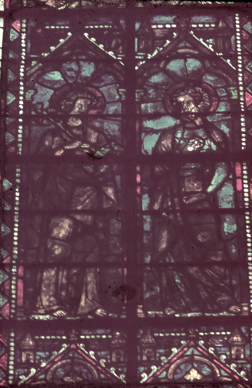 Nave, south, aisle bay window 1, lancet 1, lower register