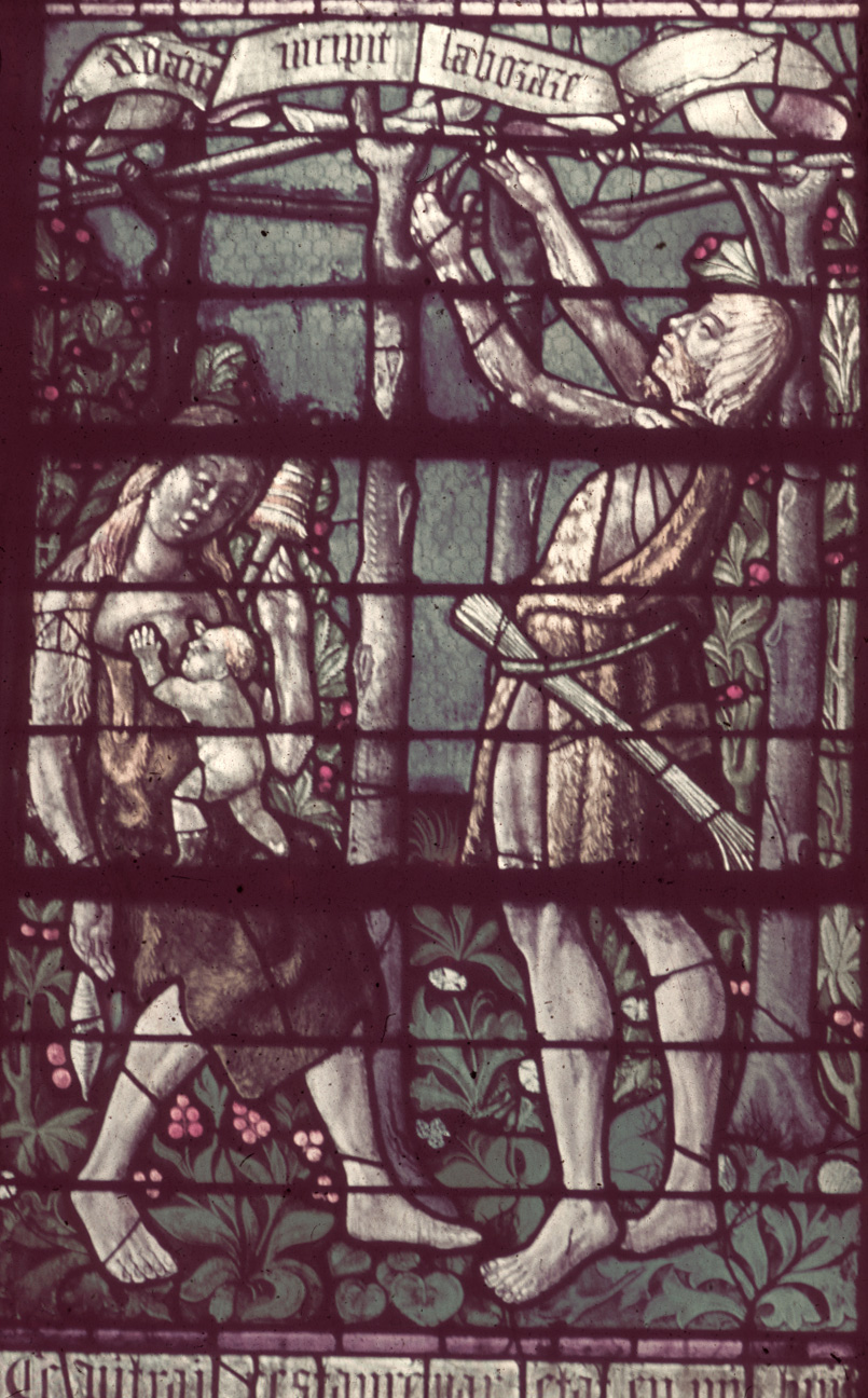 Nave, south, aisle bay window  9, lancet 1, 1st register