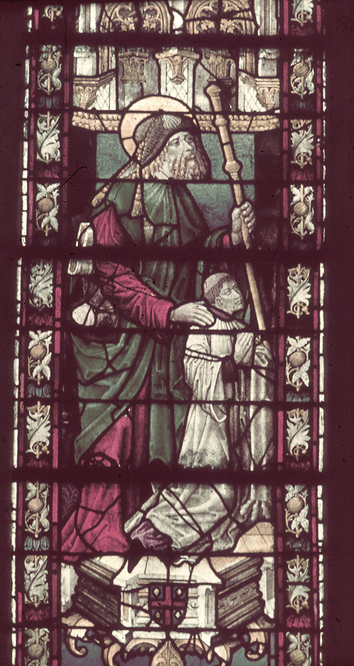Nave, south, aisle bay window 4, lancet 2, lower register