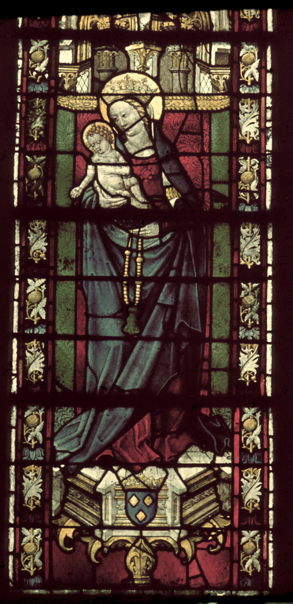 Nave, south, aisle bay window 4, lancet 3, lower register
