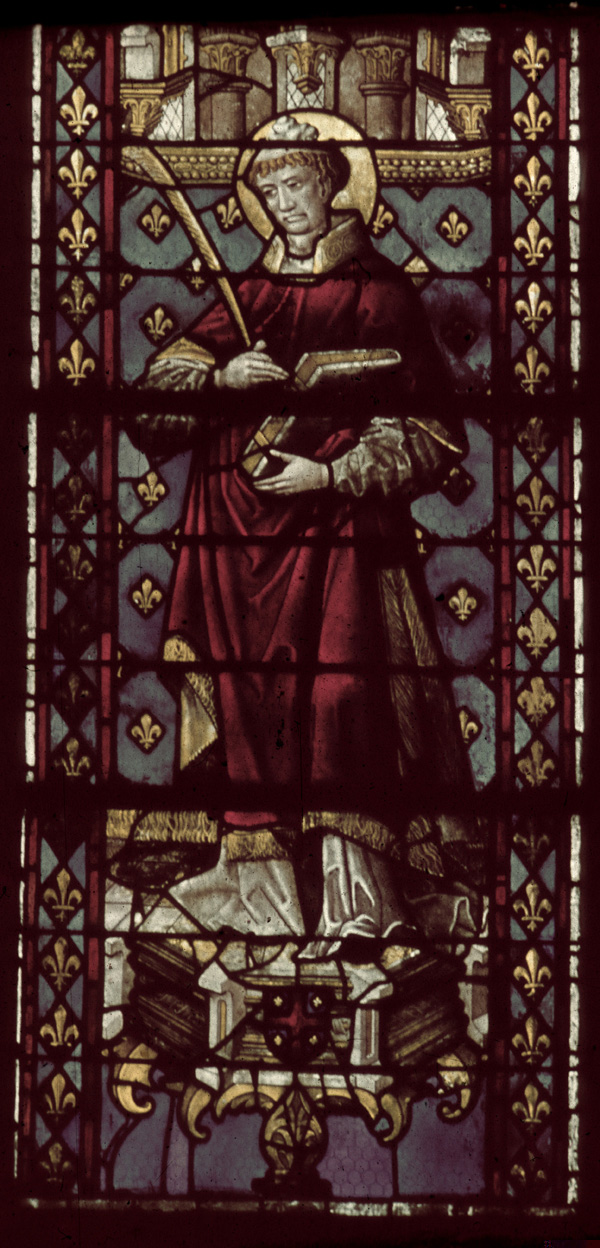 Nave, south, aisle bay window 4, lancet 4, lower register