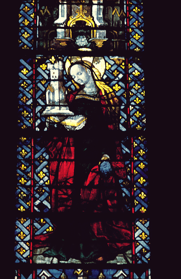 Nave, south, aisle bay window 4, lancet 4, upper register