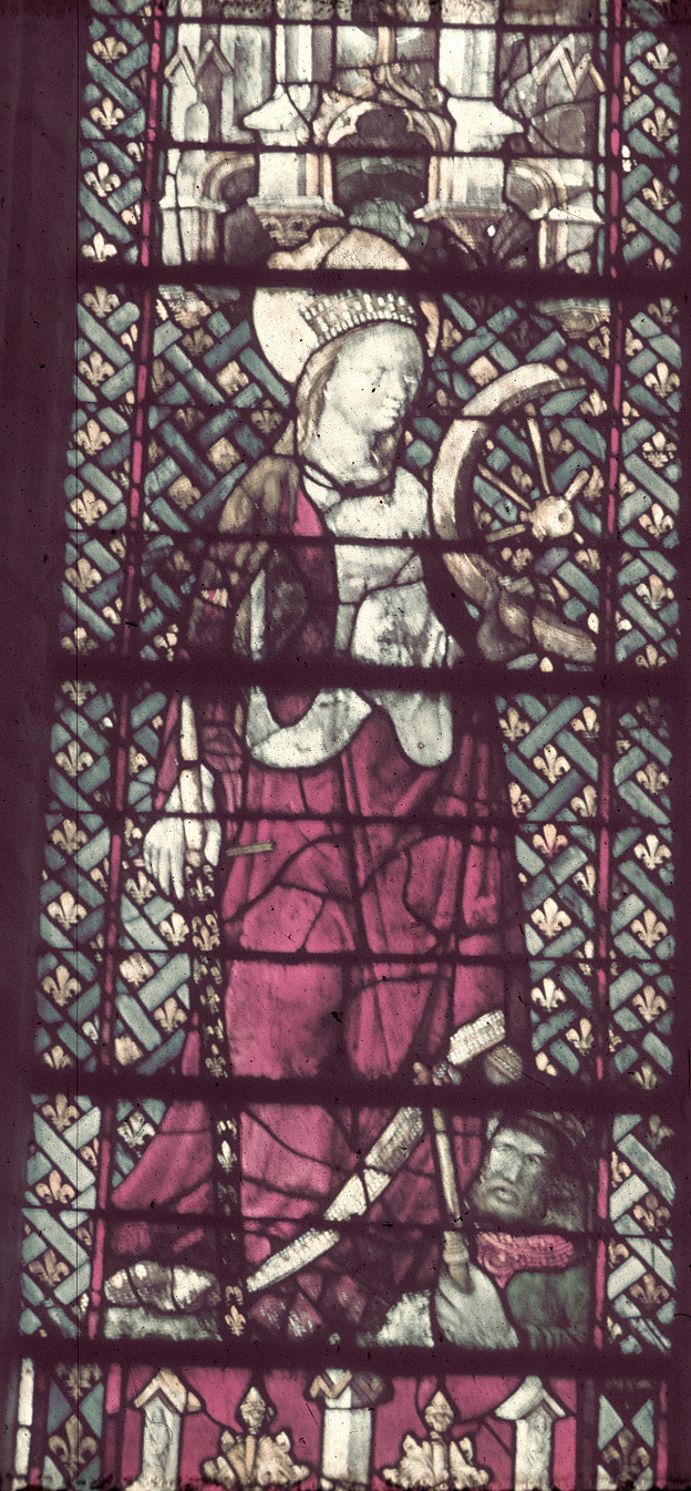 Nave, south, aisle bay window 4, lancet 4, upper register
