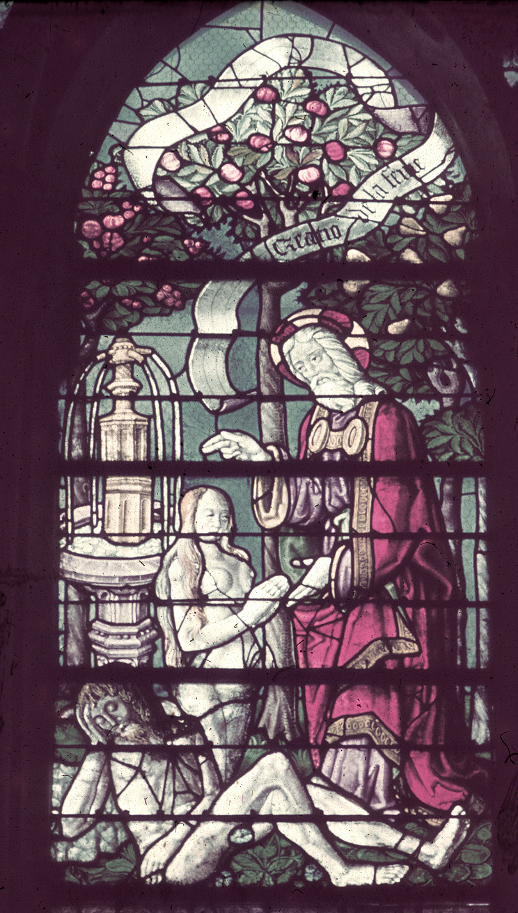 Nave, south, aisle bay window  9, lancet 3, 1st register
