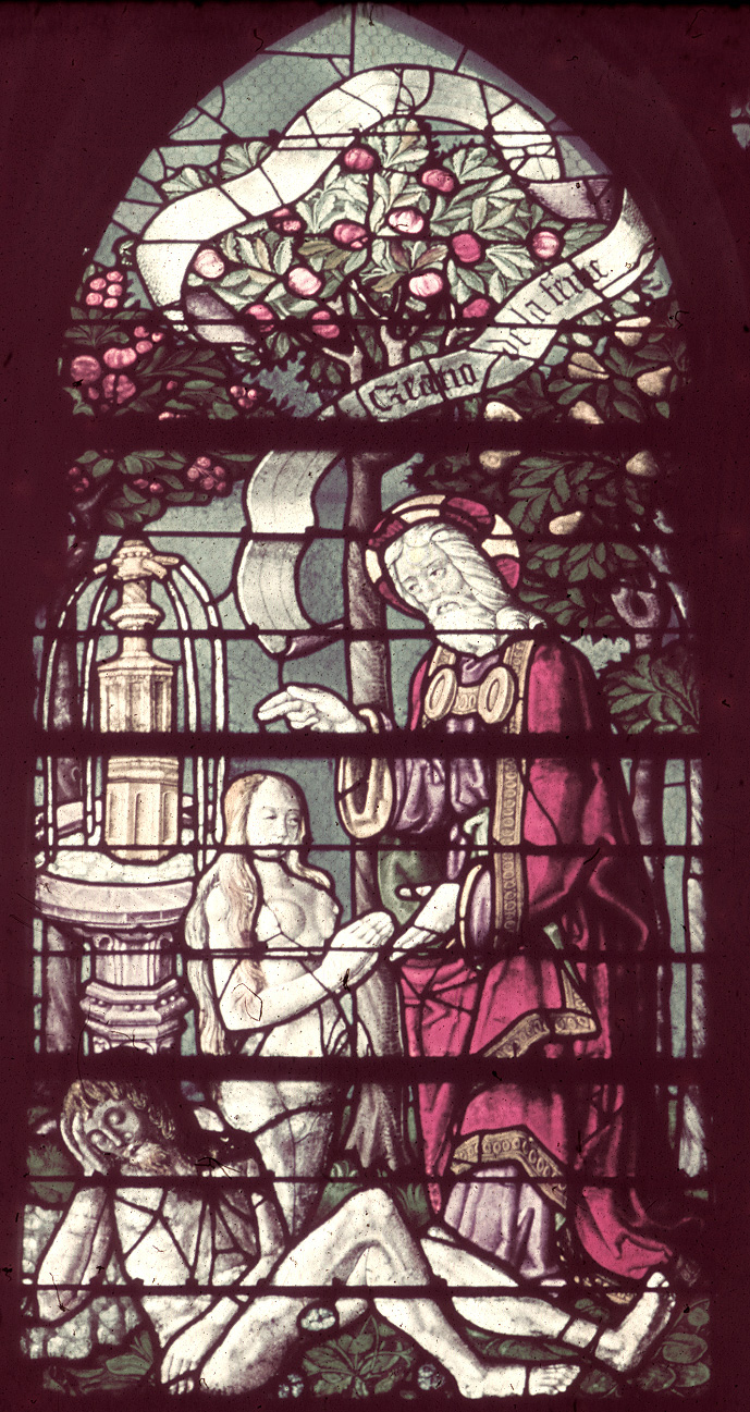 Nave, south, aisle bay window  9, lancet 3, 1st register