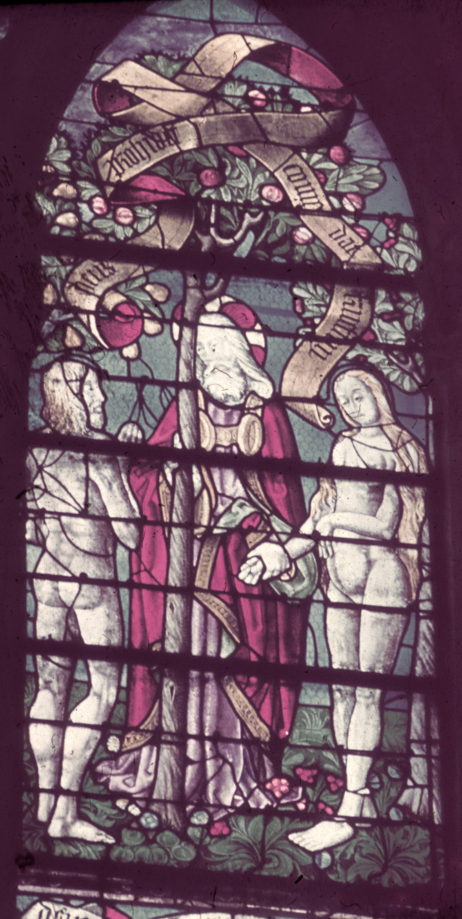 Nave, south, aisle bay window  9, lancet 4, 1st register